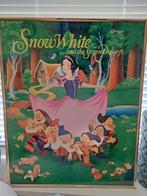 Disney's Snow White and the seven dwarfs poster & frame, Ophalen, Gebruikt, Wanddecoratie
