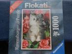 Ravensburger puzzel Flokati line poesje, Hobby en Vrije tijd, Ophalen, 500 t/m 1500 stukjes, Nieuw, Legpuzzel