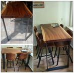 Bartafel Div. houtsoort oa eiken suar acacia boomstam. NIEUW, Ophalen of Verzenden, Nieuw