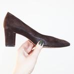 Mooie Suede Mauro Teci Pumps -s12 (Maat 37) € 55,-, Mauro Teci, Pumps, Bruin, Ophalen of Verzenden