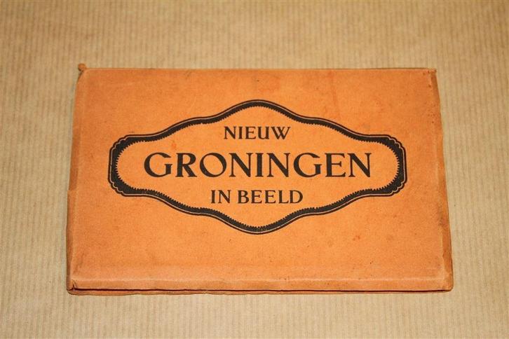 Leporello ansichtenboekje Nieuw Groningen in beeld - 1920 !!, Verzamelen, Ansichtkaarten | Nederland, Ongelopen, Groningen, Voor 1920