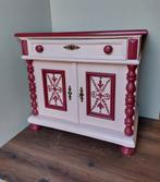 Handgeschilderde kast, Huis en Inrichting, Kasten | Dressoirs, Ophalen, Zo goed als nieuw, 25 tot 50 cm, 50 tot 100 cm