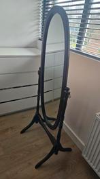 Mooie houten passpiegel, verstelbaar, Huis en Inrichting, Woonaccessoires | Spiegels, Ophalen