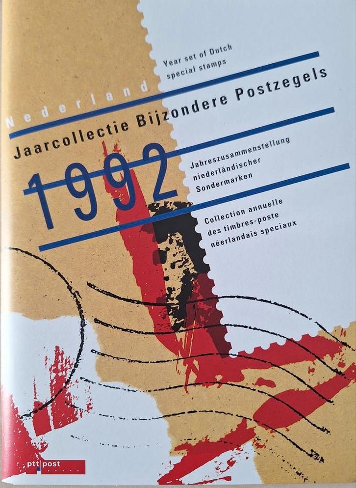 Jaarcollectie 1992 Nederlandse postzegels met supplement, Postzegels en Munten, Postzegels | Nederland, Ophalen of Verzenden