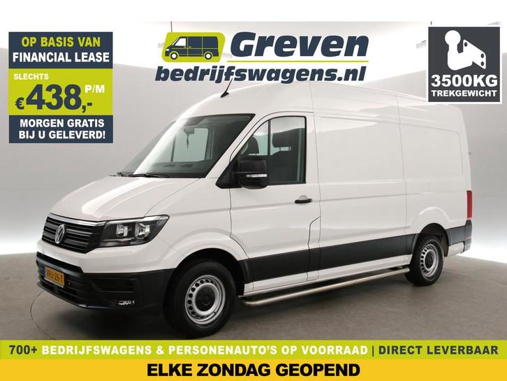 Volkswagen Crafter 35 2.0 TDI 177PK L3H3 | 3500kg Trekgew. |, Auto's, Bestelauto's, Bedrijf, Te koop, ABS, Airbags, Airconditioning