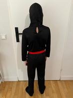 Ninja pak carnaval 7-10 jaar size M, Ophalen, Gebruikt, 134 t/m 140, Jongen of Meisje