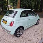 Fiat 500 1.2 C 2015 mintgroen, Voorwielaandrijving, Stof, 1242 cc, 4 cilinders