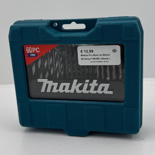 Makita Pro Boor en Bitset 60-delig P-90358 | Nieuw | Met gar, Doe-het-zelf en Verbouw, Gereedschap | Handgereedschap, Nieuw, Ophalen of Verzenden