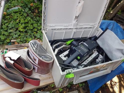 Festool Sys BS-75 Bandschuurmachine in systainer, Doe-het-zelf en Verbouw, Gereedschap | Schuurmachines, Gebruikt, Bandschuurmachine
