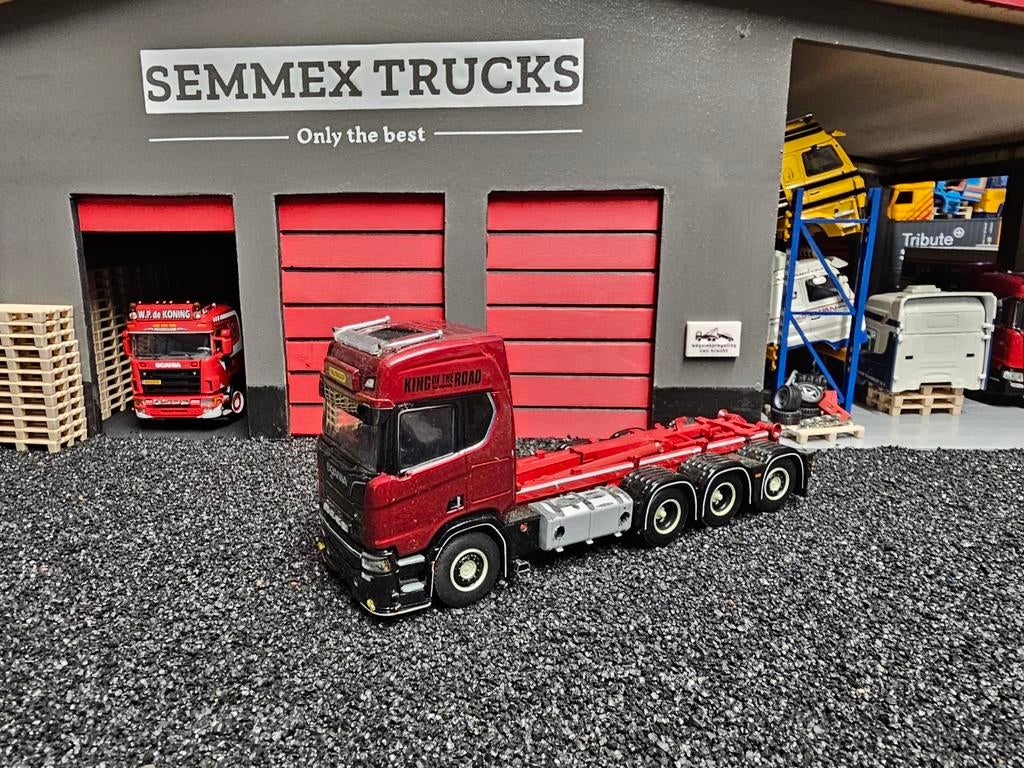 Wsi scania 4 asser haakarm b keus verbouw., Hobby en Vrije tijd, Modelauto's | 1:50, Zo goed als nieuw, Bus of Vrachtwagen, Wsi