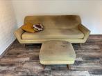 MOET NU WEG Bank hocker vintage retro sofa company geel, 150 tot 200 cm, Minder dan 75 cm, Gebruikt, Ophalen