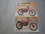 Honda MH123 / MH200  / MH349 brochure folder 1984 ?, Ophalen of Verzenden, Honda