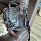 Bostanten leren herentas, Bruin, Zo goed als nieuw, Leer, Ophalen