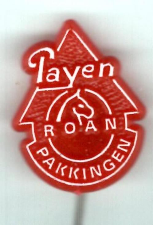 PAYEN Rotterdam pakkingen rood plastic speldje ( F_084 ), Verzamelen, Speldjes, Pins en Buttons, Nieuw, Speldje of Pin, Transport