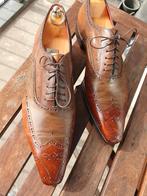 Santoni schoenen, maat 11, Ophalen of Verzenden, Zo goed als nieuw, Bruin, Gespschoenen