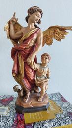 Polychroom Houten Beeld - 30cm, Ophalen of Verzenden