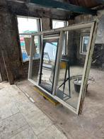 Houten kozijn met isolatieglas - 1755x2490mm, Doe-het-zelf en Verbouw, Ophalen, Gebruikt, 150 tot 225 cm, Inclusief glas