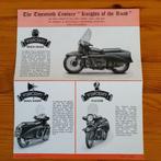 Originele 1955 Vincent Motorcycle Brochure, Ophalen of Verzenden, Zo goed als nieuw, Merk of Model
