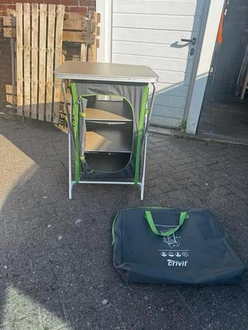 Crivit campingkast opbergkast kamperen, drielaags beschikbaar voor biedingen
