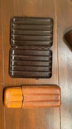 Sigarenhouders bakeliet en leer, Verzamelen, Rookartikelen, Aanstekers en Luciferdoosjes, Ophalen of Verzenden, Gebruikt, Tabaksdoos of Verpakking