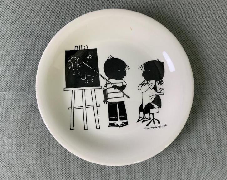 Jip en Janneke ontbijtbord, Huis en Inrichting, Keuken | Servies, Gebruikt, Bord(en), Overige stijlen, Keramiek, Verzenden