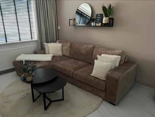 Hoekbank urban sofa oud roze/taupe, Huis en Inrichting, Banken | Complete zithoeken, Zo goed als nieuw, Stof, Ophalen