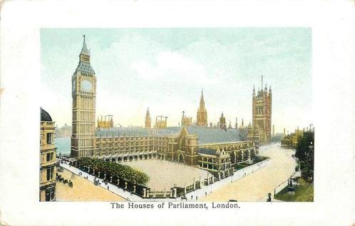 (381-190-019) London The Houses of Parliament, Verzamelen, Ansichtkaarten | Buitenland, Engeland, Verzenden