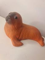 Vintage 1980 keramiek zeehond beeld, Verzamelen, Beelden en Beeldjes, Ophalen of Verzenden, Zo goed als nieuw, Dier