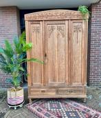 Mooie blank eiken kledingkast met, Huis en Inrichting, Ophalen, Zo goed als nieuw, 50 tot 75 cm, 150 tot 200 cm