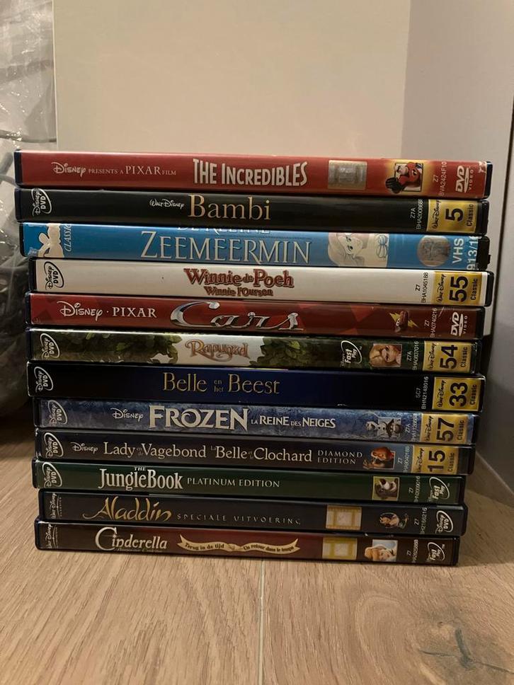 Disney DVD Collectie - 12 Films, Cd's en Dvd's, Dvd's | Kinderen en Jeugd, Zo goed als nieuw, Film, Avontuur, Boxset, Alle leeftijden