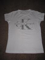 2x wit dames t-shirt met glitter opdruk maat XS - nieuw, Nieuw, Maat 34 (XS) of kleiner, Ophalen of Verzenden, Wit