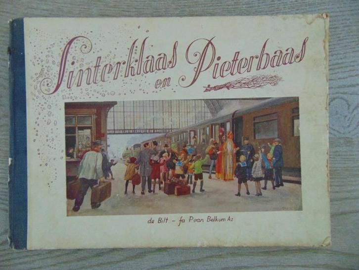 Sinterklaas en Pieterbaas - 4e druk boek 1947 - Abramsz, Boeken, Kinderboeken | Jeugd | onder 10 jaar, Gelezen, Fictie algemeen