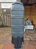 Regenton - Grijze kunststof, Tuin en Terras, Regentonnen, Ophalen, Kunststof, Met kraantje, 150 liter of meer