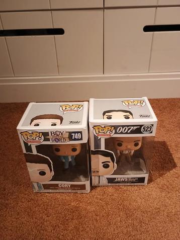 Funko Pop! Cory & Jaws - Boy Meets World & James Bond beschikbaar voor biedingen