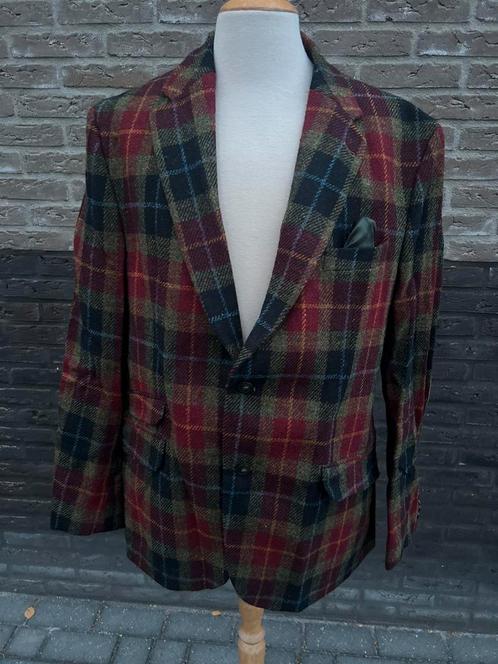 Te Koop : Vintage Harris Tweed Colbert Jasje Wellington, Kleding | Heren, Kostuums en Colberts, Zo goed als nieuw, Maat 52/54 (L)
