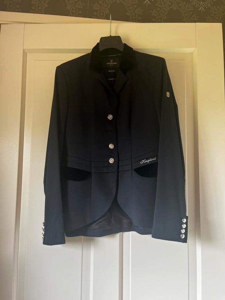 Wedstrijdjas Kingsland navy 42, Dieren en Toebehoren, Paardrijkleding, Zo goed als nieuw, Dames, Bovenkleding, Dressuur, Ophalen of Verzenden