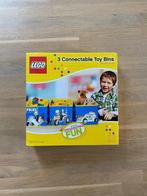 Lego Textile Toy Bin 20*20*20 cm 3 stuks speelgoedbox, Kinderen en Baby's, Speelgoed | Duplo en Lego, Verzenden, Nieuw, Complete set