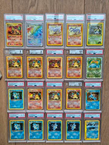 Graded Pokémon! Charizard, Blastoise, Venusaur en veel meer! beschikbaar voor biedingen