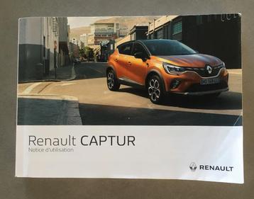 Instructieboekjes Renault Captur 2021 beschikbaar voor biedingen