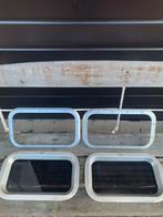 2 stuks GEBO Patrijspoorten (vast) met rookglas, Watersport en Boten, Ophalen, Gebruikt