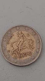 Griekse 2 Euro 2002 met misdruk op ster, Postzegels en Munten, Munten | Europa | Euromunten, Ophalen of Verzenden, Griekenland