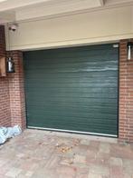 Groene Garagedeur met Elektrische Bediening compleet, Doe-het-zelf en Verbouw, Rolluiken, Ophalen, Gebruikt, Overige kleuren, 200 cm of meer