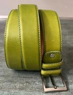 Schins Leder. Groene leren riem. 105 cm., Kleding | Heren, Riemen en Ceinturen, Overige kleuren, Nieuw, Schins Leder, 105 tot 115 cm