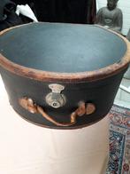 Oude Hoedendoos  leer accenten !, Antiek en Kunst, Ophalen of Verzenden