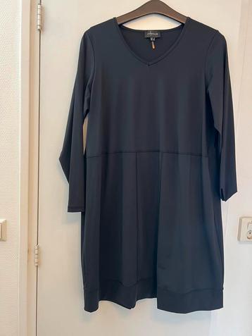 Colletta tuniek/jurk zwart in Travelstof 