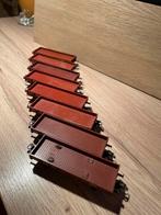 8x Marklin Lage Bakwagen - Goederenwagon Set, Hobby en Vrije tijd, Modeltreinen | H0, Wisselstroom, Gebruikt, Wagon, Ophalen of Verzenden