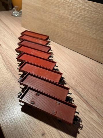 8x Marklin Lage Bakwagen - Goederenwagon Set beschikbaar voor biedingen