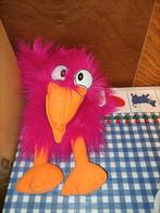 Roze kraai vogel handpop 40 cm groot handpuppet, Ophalen of Verzenden, Nieuw