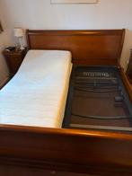 Tweepersoonsbed kersenhout Auping verstelbaar, Ophalen, Gebruikt, Tweepersoons