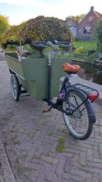 Mooie robuuste bakfiets, 4 kinderen of meer, Gebruikt, Huif, Ophalen